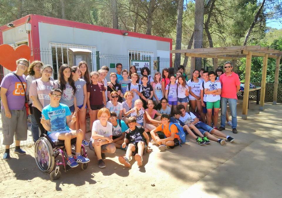 BALDEA zeigt Schulklassen das Tierheim SOS ANIMAL in Calvia